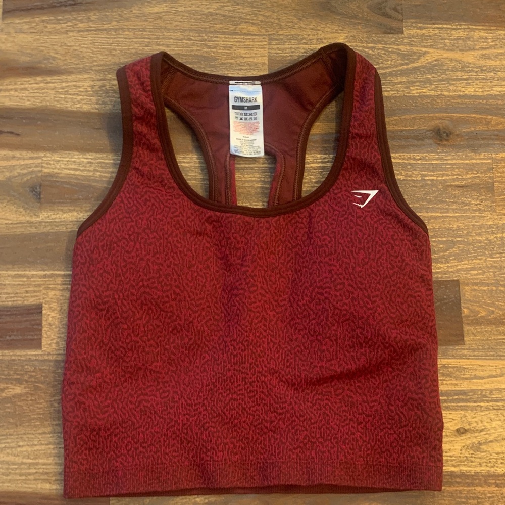 Gymshark Sports Bra size medium. Includes pads.